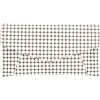 Pochette elegante Albano da donna a pois neri e bianchi
