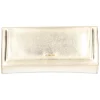 Pochette elegante Albano da donna metallizzata platino