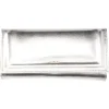 Pochette elegante Albano da donna metallizzata argento
