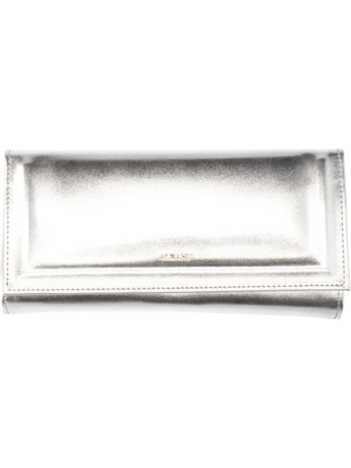 Pochette elegante Albano da donna metallizzata argento