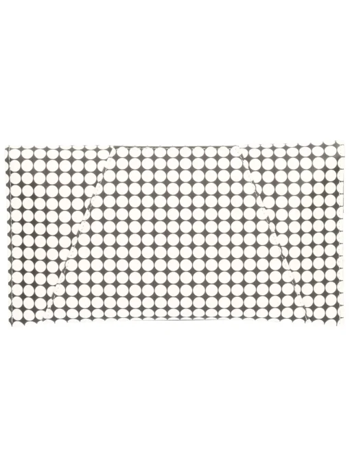 Pochette elegante Albano da donna a pois neri e bianchi