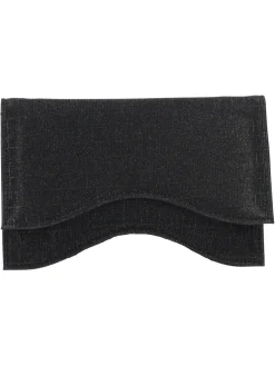 Pochette elegante Melluso da donna nera glitter