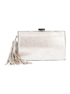 Pochette elegante Menbur da donna argento