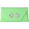 Pochette Menbur da donna verde