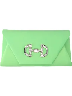 Pochette Menbur da donna verde