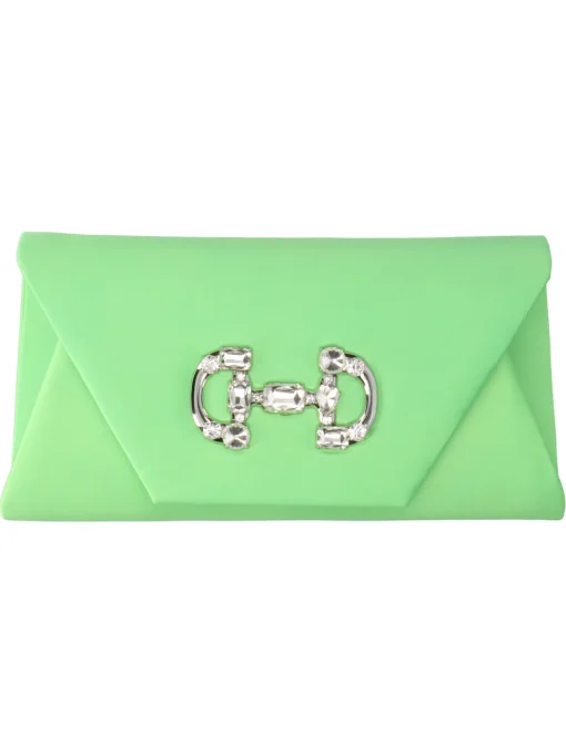 Pochette Menbur da donna verde