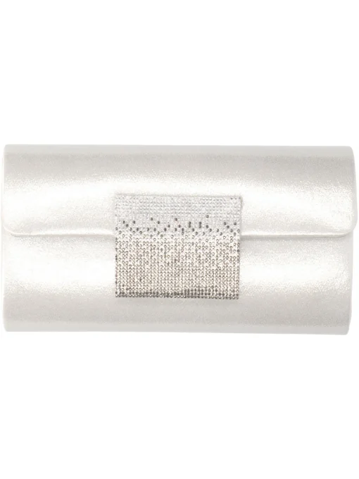 Pochette Menbur da donna argento