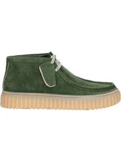 Polacchina Clarks Torhill da uomo verde