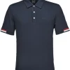 Polo a maniche corte Geox Piquet da uomo blu