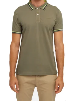 Polo a maniche corte Geox Piquet da uomo verde