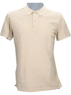 Polo a maniche corte Geox Jersey da uomo beige