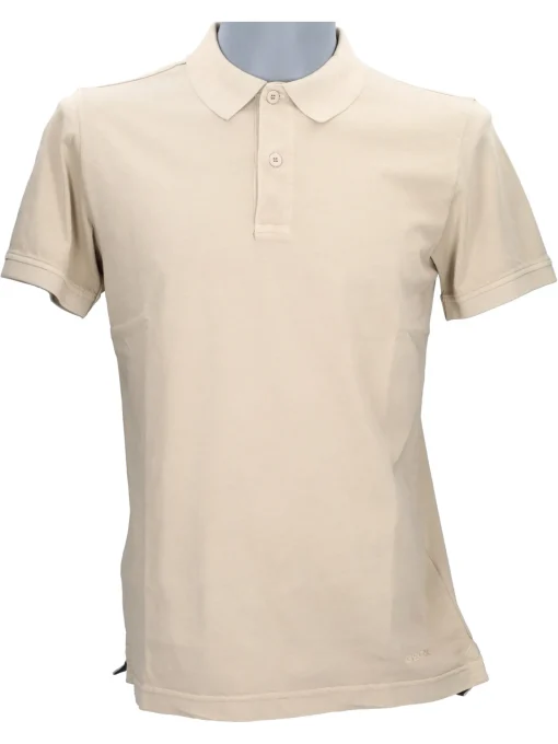 Polo a maniche corte Geox Jersey da uomo beige