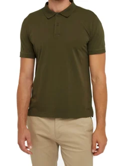 Polo a maniche corte Geox Jersey da uomo verde