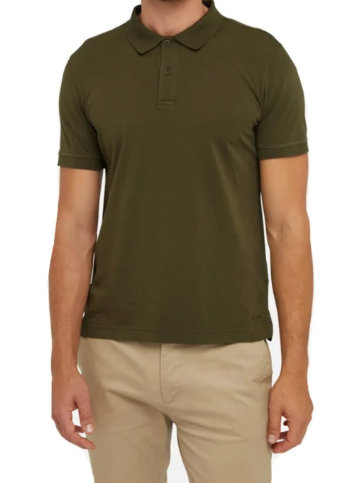 Polo a maniche corte Geox Jersey da uomo verde