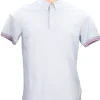 Polo a maniche corte Geox Oxford da uomo celeste