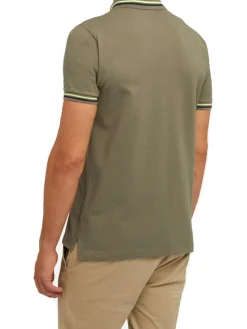 Polo a maniche corte Geox Piquet da uomo verde