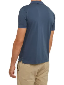 Polo a maniche corte Geox Jersey da uomo blu