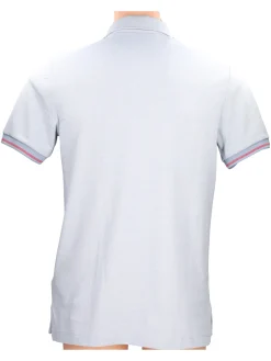 Polo a maniche corte Geox Oxford da uomo celeste