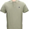 Polo a maniche corte Timberland da uomo verde