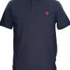 Polo a maniche corte Timberland da uomo blu