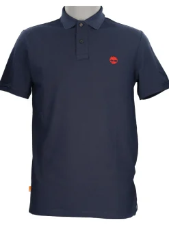 Polo a maniche corte Timberland da uomo blu