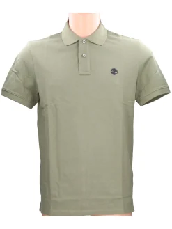 Polo a maniche corte Timberland da uomo verde