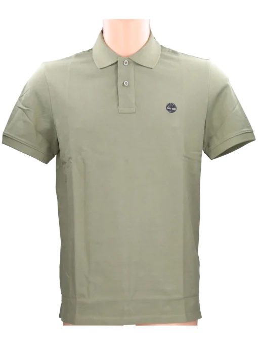 Polo a maniche corte Timberland da uomo verde