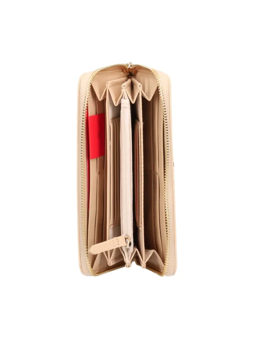 Portafoglio Mario Valentino da donna beige