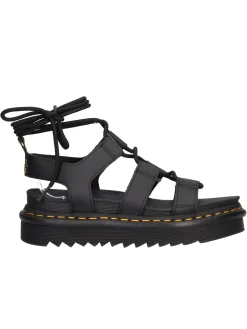 Sandalo alla schiava Dr Martens Nartilla Hydro da donna nero