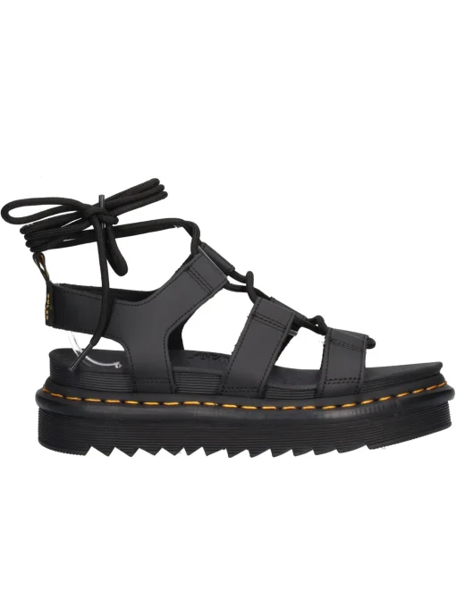 Sandalo alla schiava Dr Martens Nartilla Hydro da donna nero