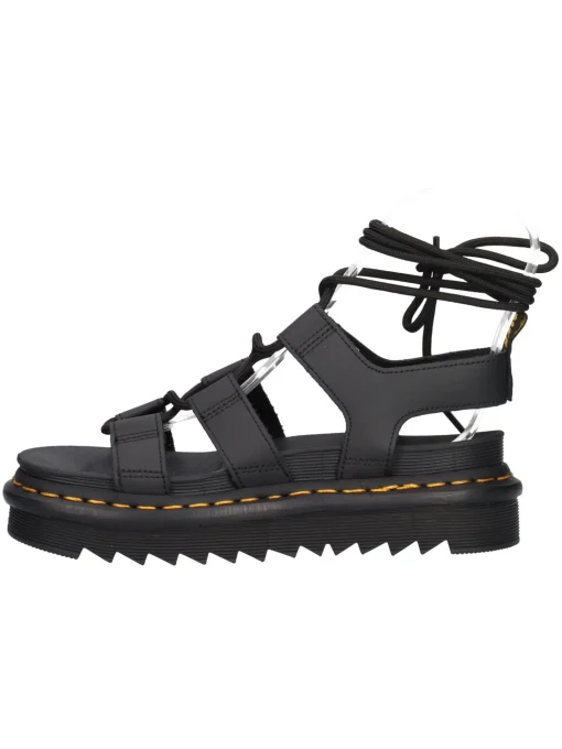 Sandalo alla schiava Dr Martens Nartilla Hydro da donna nero