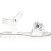 Sandalo Asso da bambina bianco
