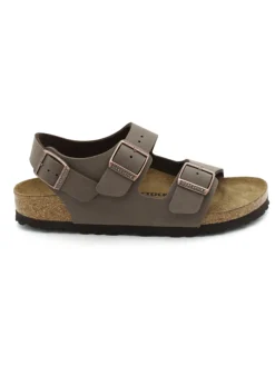 Sandalo Birkenstock unisex marrone Linea "Milano"