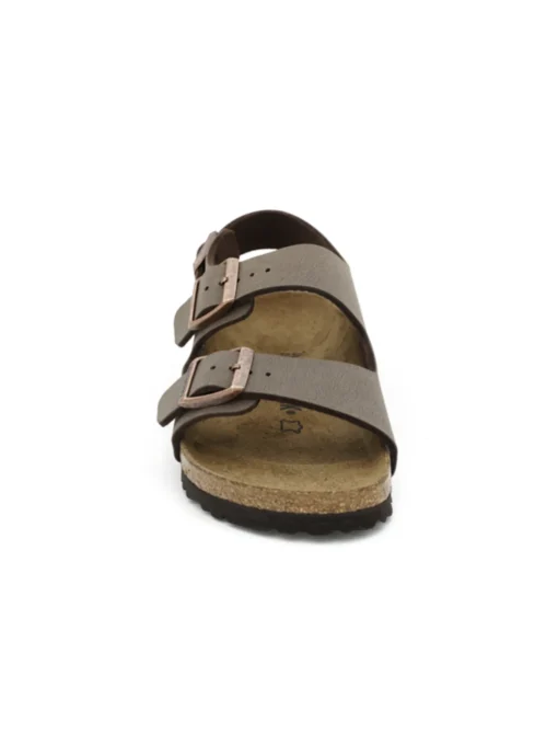 Sandalo Birkenstock unisex marrone Linea "Milano"