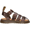 Sandalo chiuso Dr Martens Garin da uomo marrone