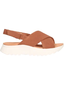 Sandalo Clarks da donna cuoio