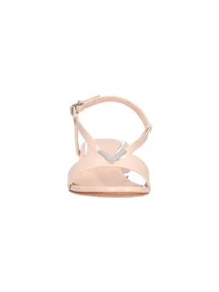 Sandalo con tacco basso Albano da donna nude