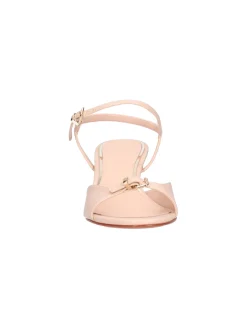 Sandalo con tacco basso Albano da donna nude