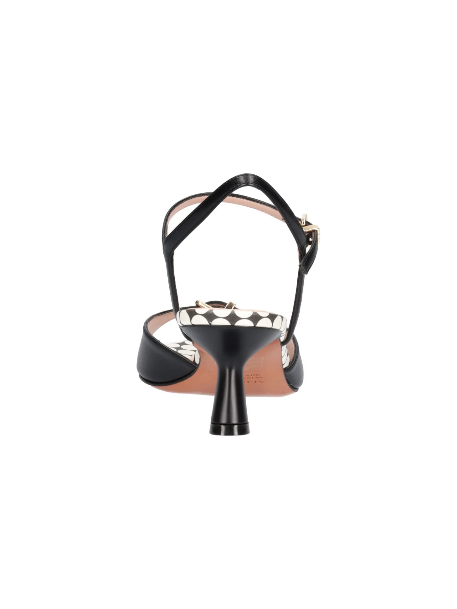 Sandalo con tacco basso Albano da donna nero