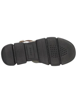 Sandalo con tacco basso Geox Lisbona da donna verde