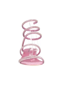 Sandalo con tacco basso Menbur da donna rosa glitter
