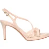 Sandalo con tacco fino Albano da donna nude