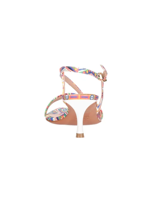 Sandalo con tacco fino Albano da donna multicolor