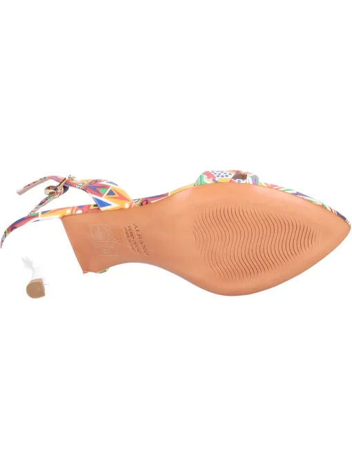 Sandalo con tacco fino Albano da donna multicolor