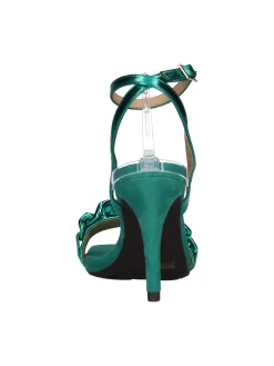 Sandalo con tacco fino Menbur da donna verde