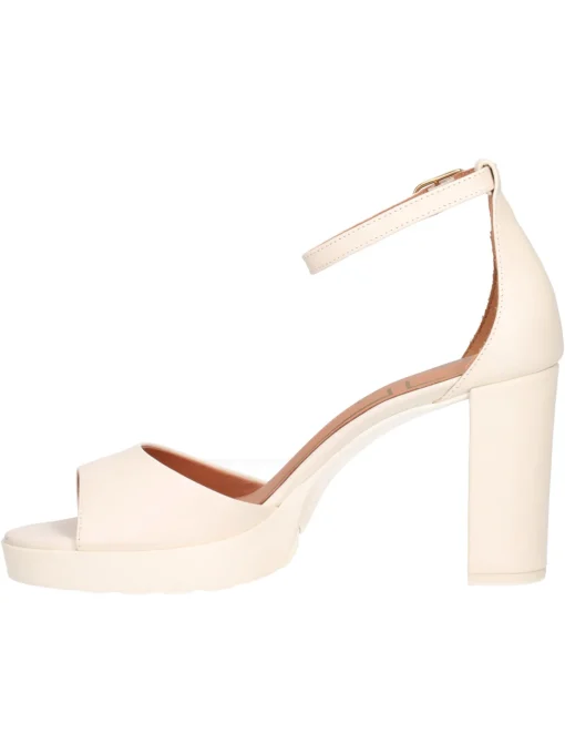 Sandalo con tacco largo Geox Walk Pleasure da donna avorio