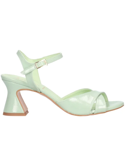 Sandalo con tacco largo Liviana da donna verde