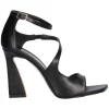 Sandalo con tacco largo Liviana da donna nero
