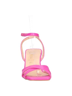 Sandalo con tacco largo Liviana da donna fucsia