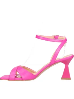 Sandalo con tacco largo Liviana da donna fucsia